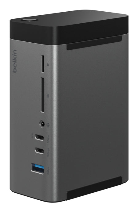 Belkin Connect 11in1 Multiport-Adapter – USB-C, DP, 2× HDMI, 1× USB-A, 96 W PD, GbE, SD/microSD, 3,5 mm Audio