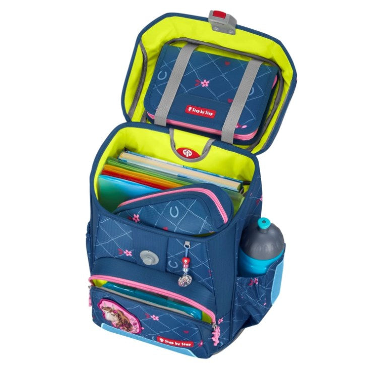 Step by Step Schulrucksack-Set Cloud – 5-teilig – Horse Lima – Recycelte Materialien