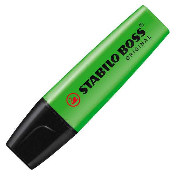 STABILO BOSS Original Textmarker Grün – Keilspitze, 2–5 mm, nachfüllbar