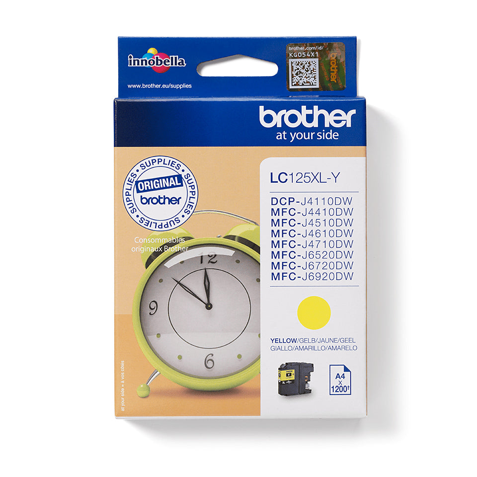 Brother Tintenpatrone, Gelb, 1'200 Seiten für Inkjetdrucker, Multifunktionsgeräte