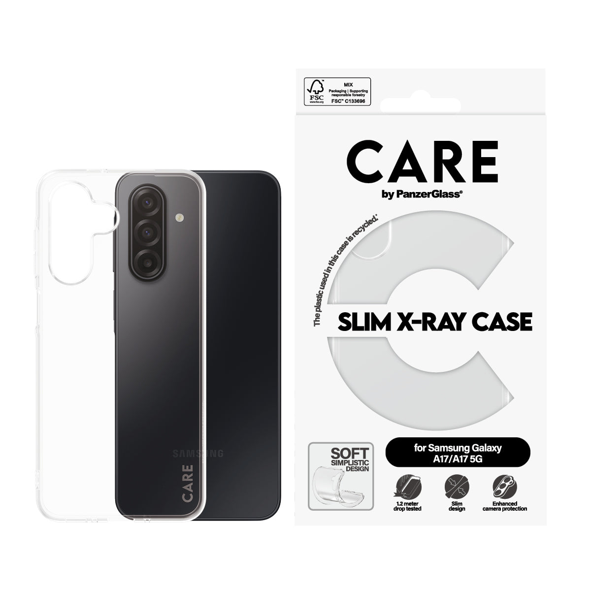 PanzerGlass Backcover – für Samsung Galaxy M17 5G/A17 4G/A17 5G – transparent