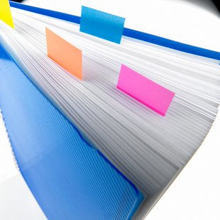 Post-it Indexstreifen – 25,4×43,2 mm – Violett, 50 Stück, mit Dispenser