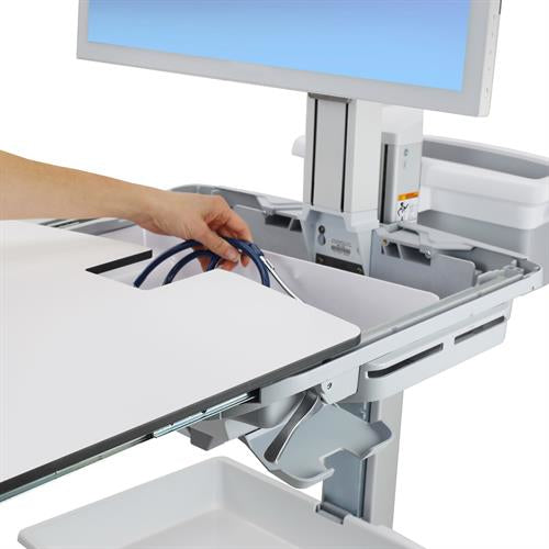 Ergotron StyleView Wagen mit verschiebbarem Arbeitsbereich – IT-/Medizin-Fahrwagen
