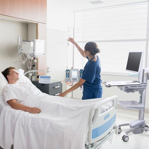 Ergotron StyleView Wagen mit verschiebbarem Arbeitsbereich – IT-/Medizin-Fahrwagen