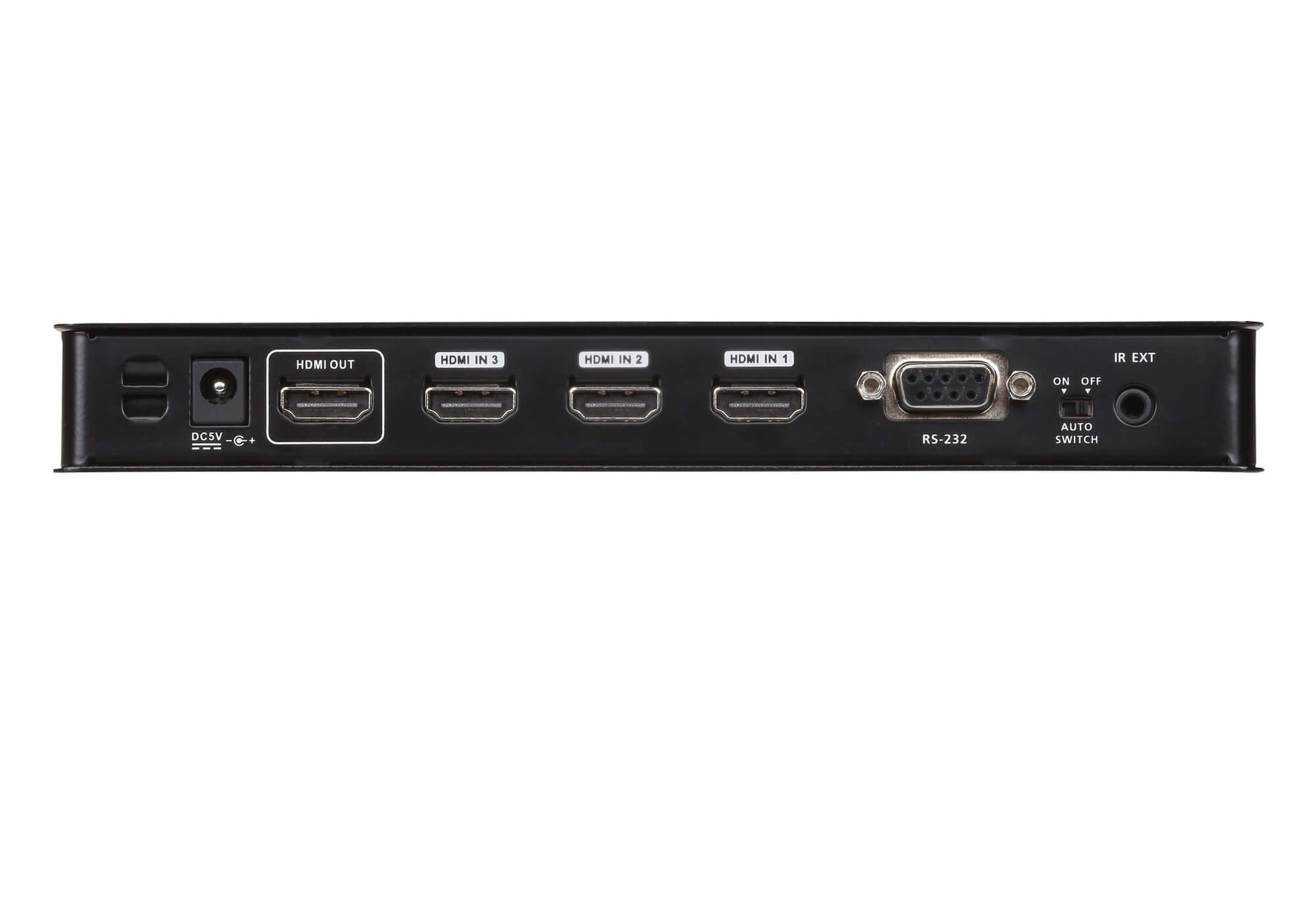 ATEN VS481C – HDMI-Switch – 4K UHD, HDMI 2.0, 4 Eingänge, 1 Ausgang – Schwarz, Metall