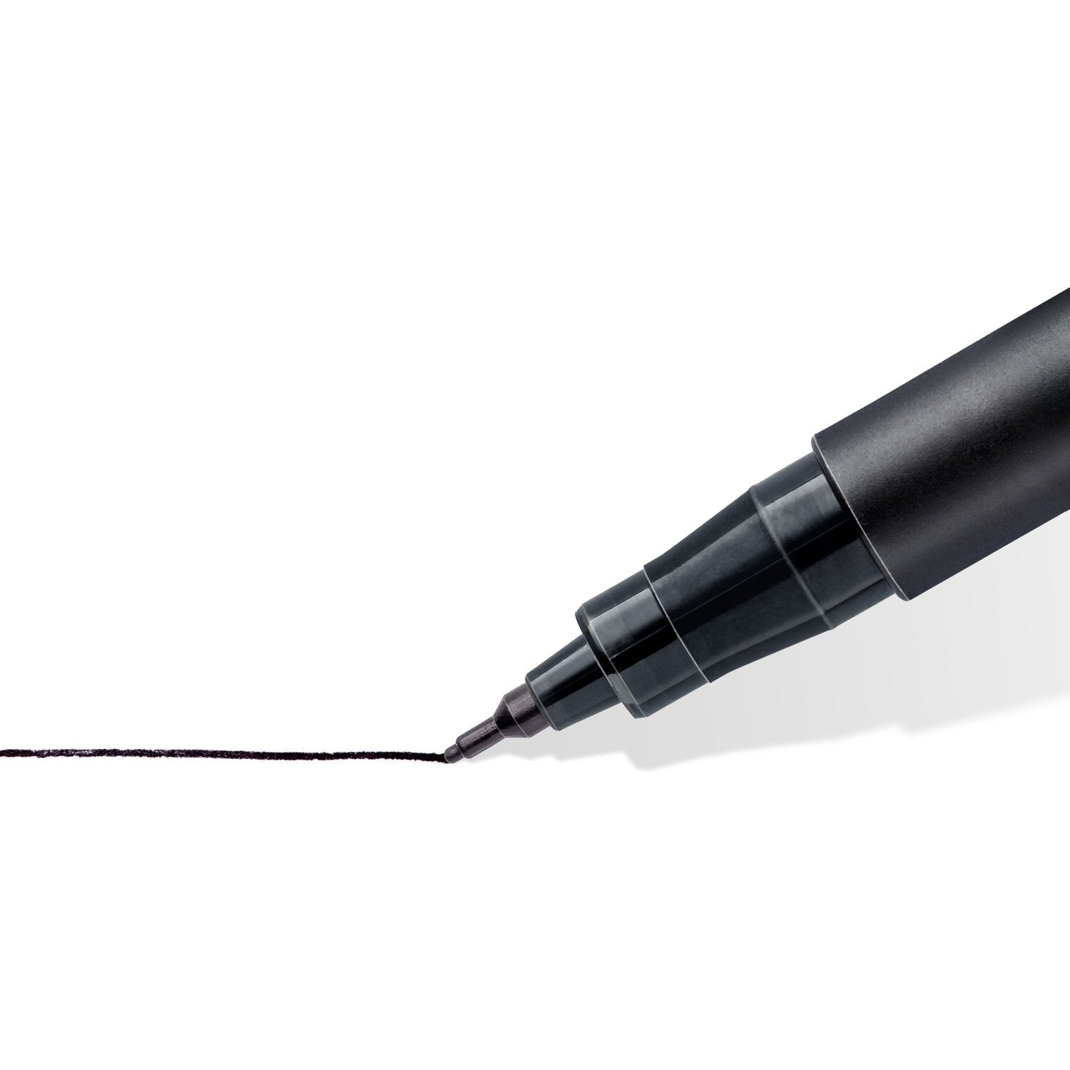 Staedtler Lumocolor 313 Permanentmarker – Rundspitze 0,4 mm – Schwarz – 10er-Pack