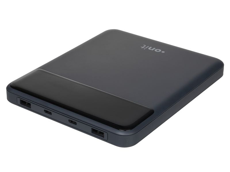 ONIT Powerbank 20000 mAh, PD 100 W, 2× USB-C, Durchgangsladung, Schwarz