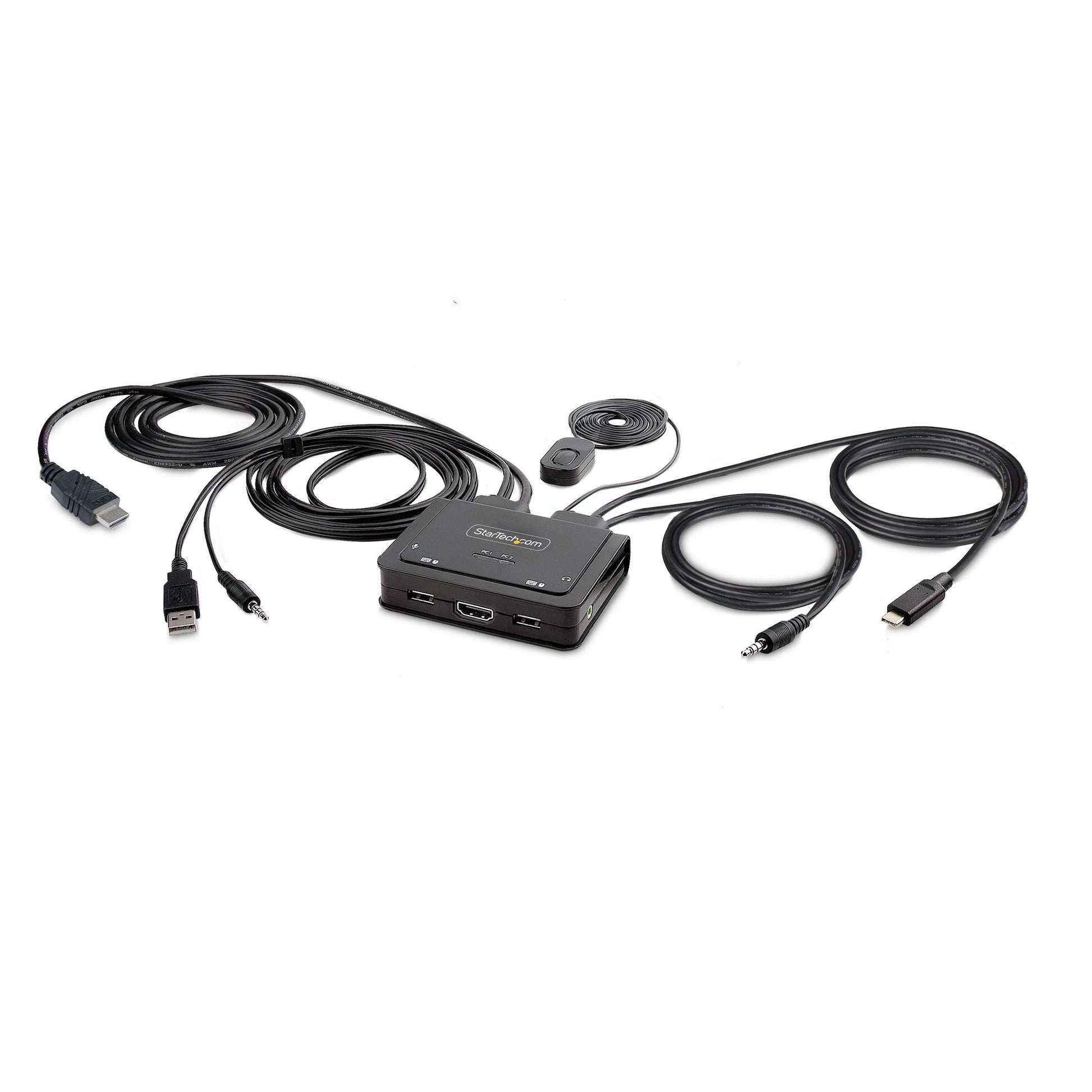 StarTech.com C2-H46-UAC-CBL-KVM – KVM-Switch, 2-Port, Hybrid-Kabel