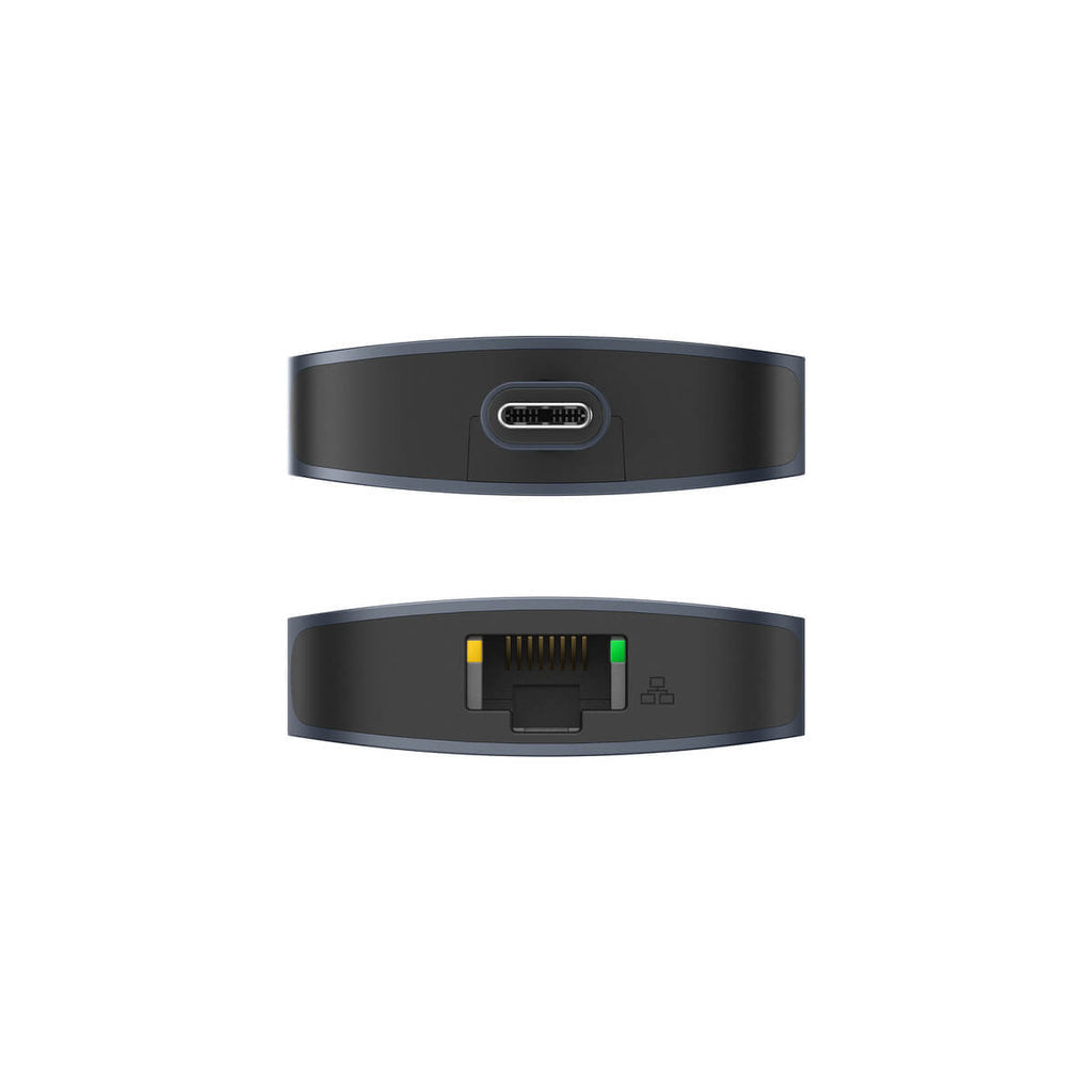 Targus HD4006GL Multiport-Adapter – USB-C, 2× HDMI, 3× USB-C, 2× USB-A, 140 W PD, GbE, für Windows/Mac