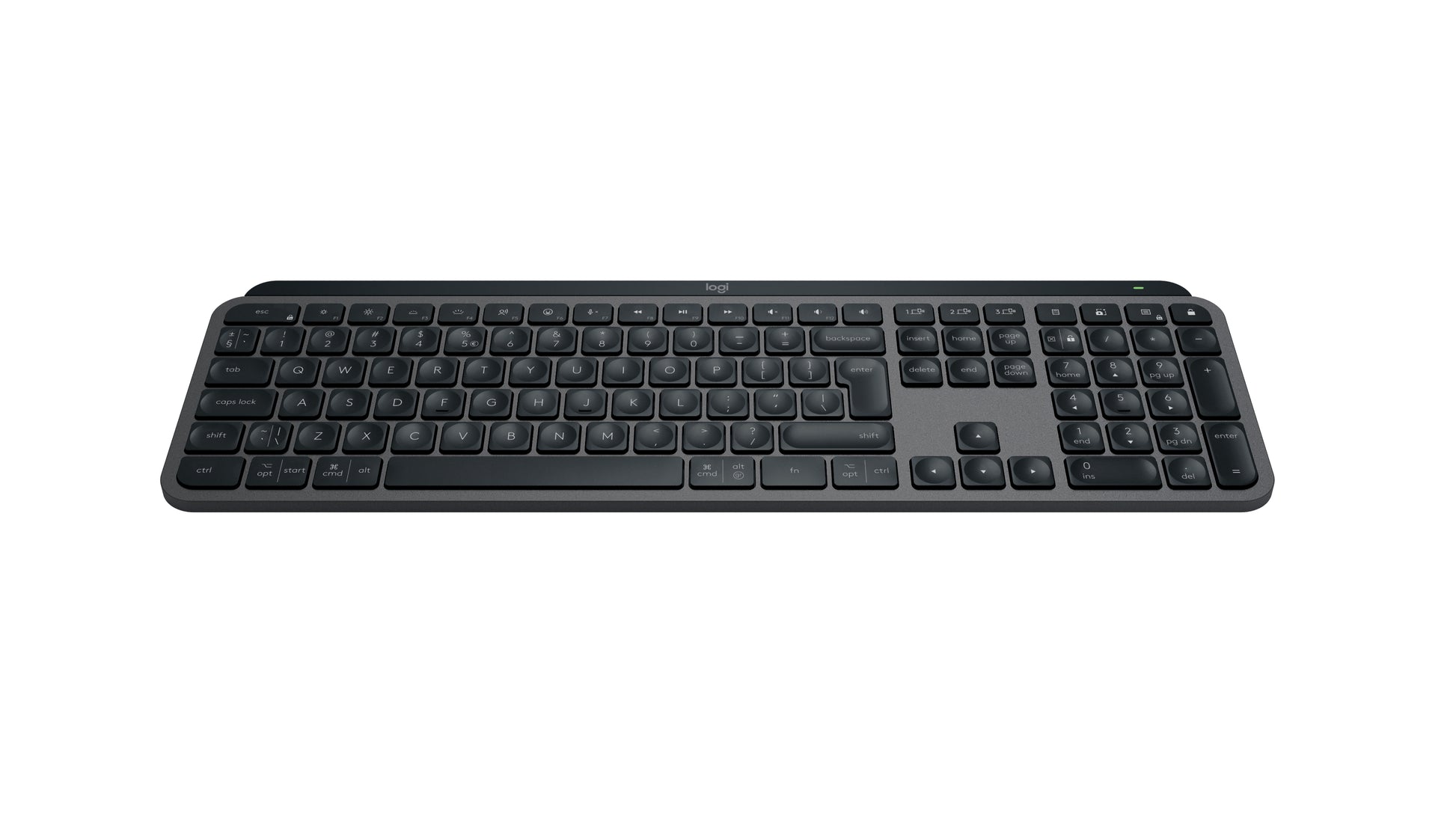 Logitech MX KEYS S – Tastatur, US-Layout (EN), Graphit