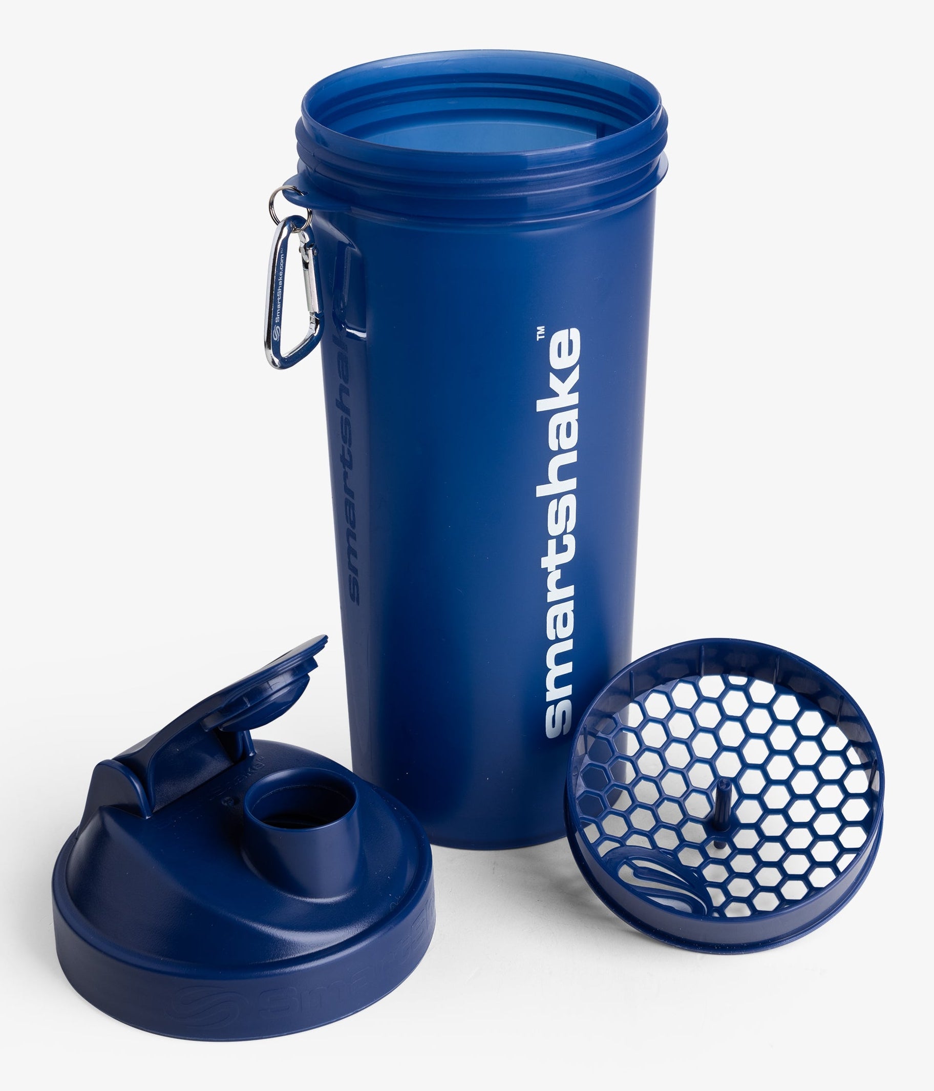 Smartshake Lite Trinkflasche 1 l – Kunststoff, Schraubdeckel, Navy Blue