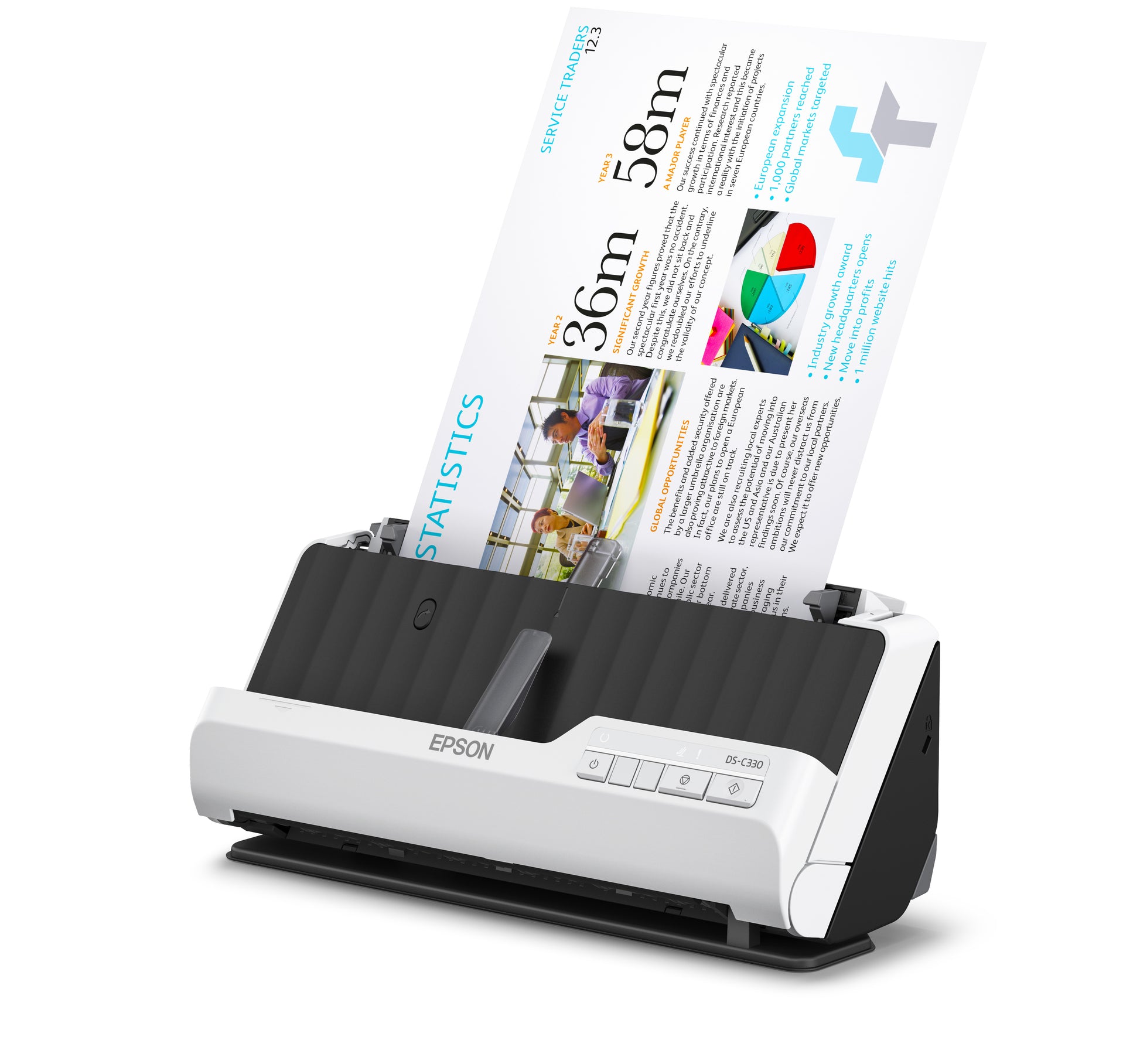 Epson WorkForce DS-C330 – Dokumentenscanner, 30 ppm