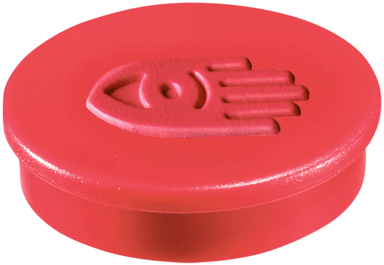 Legamaster Tafelmagnete – Ø 35 mm – 10 Stk., rot