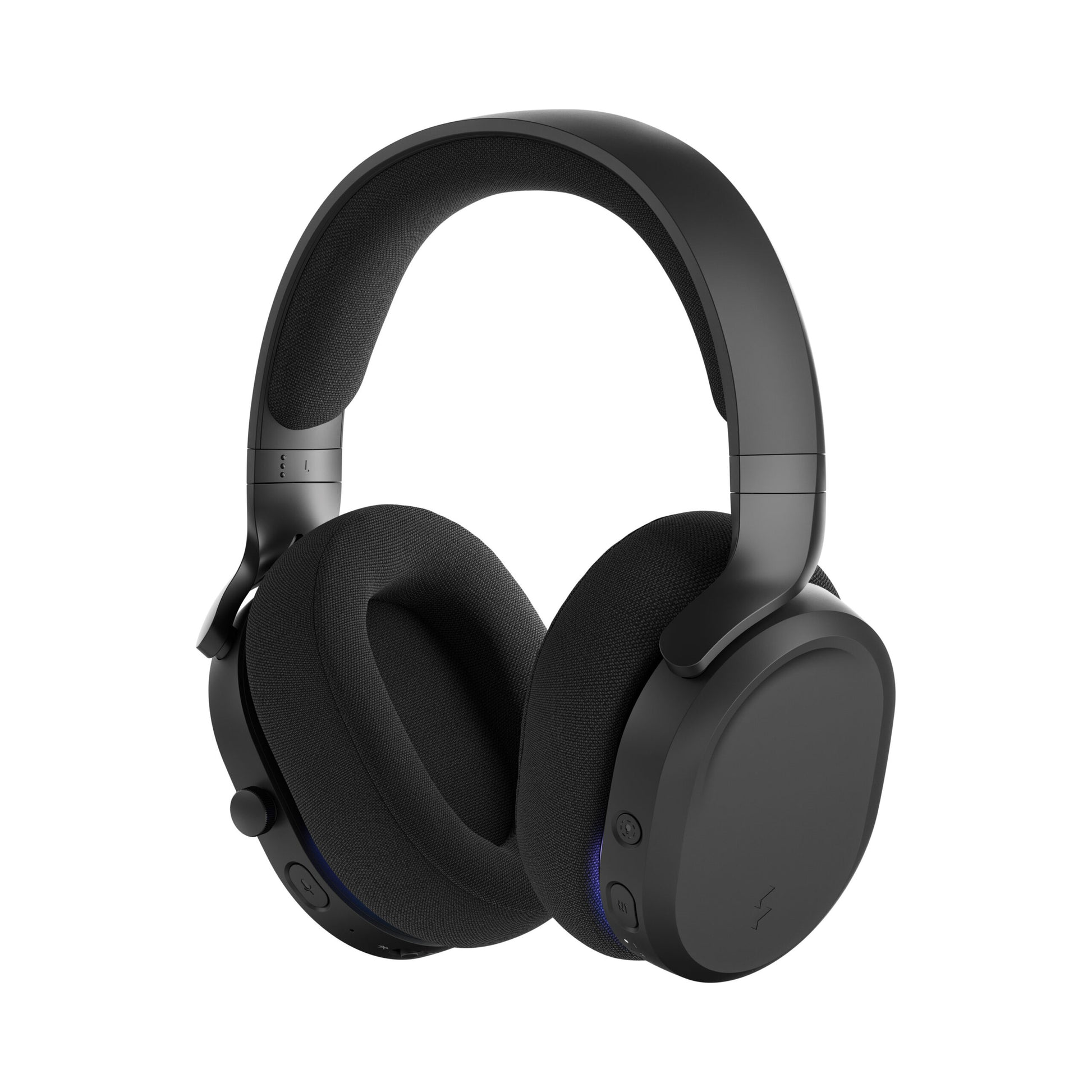 Fractal Design Scape Dark Gaming-Headset – On-Ear, Stereo, Kabel + BT, mit Ladestation, Schwarz