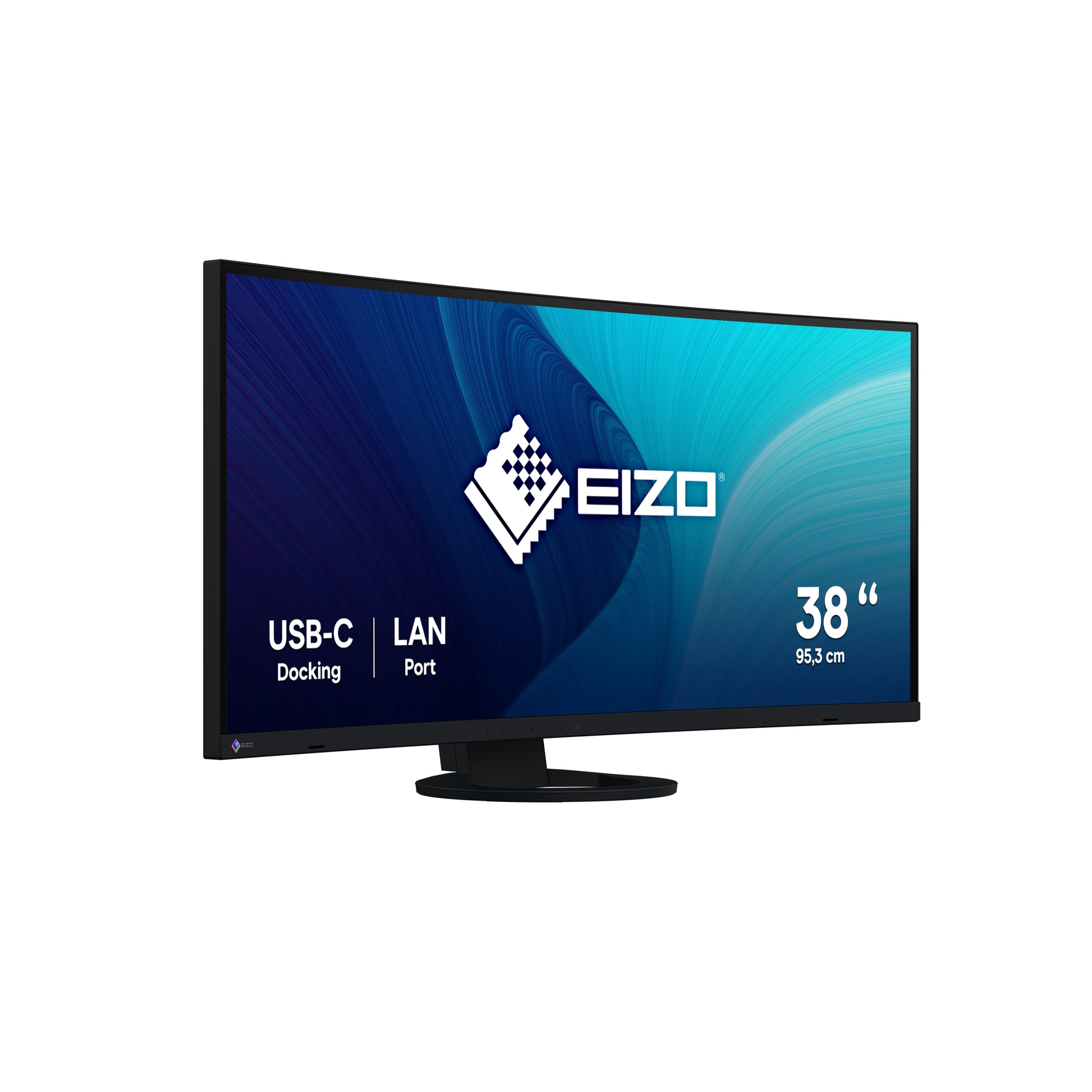 EIZO FlexScan EV3895-BK – Monitor, 37,5", IPS, 60 Hz, 300 cd/m², Schwarz
