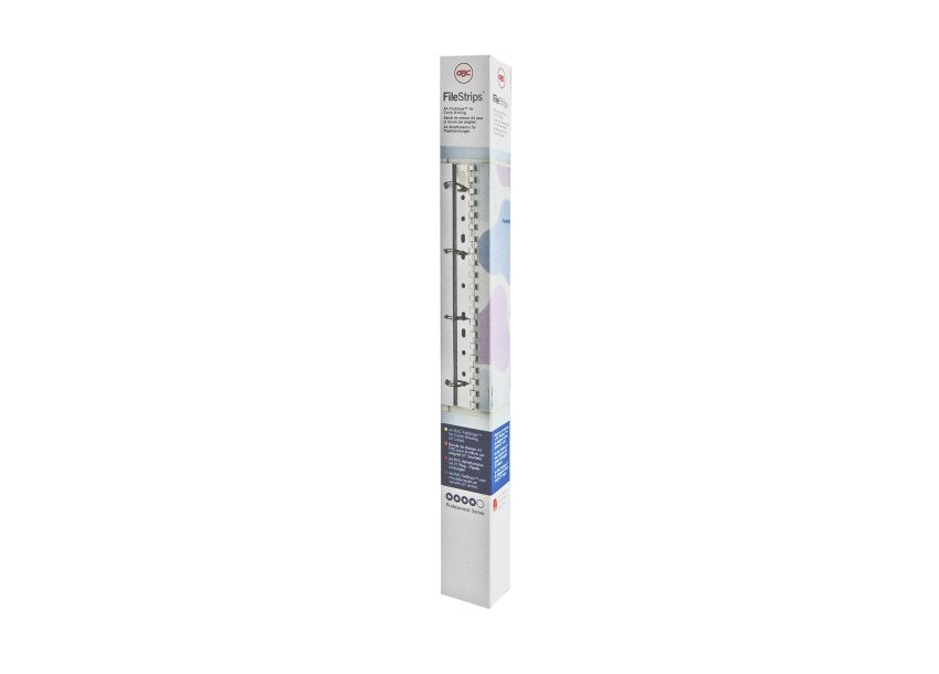 GBC Abheftstreifen – transparent, PP – 100 Stk.