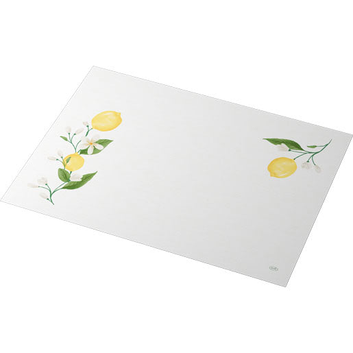 Duni Tischset Lemon Fiesta, Papier, Rechteckig, 30 × 40 cm – FSC – 1000 Stk.