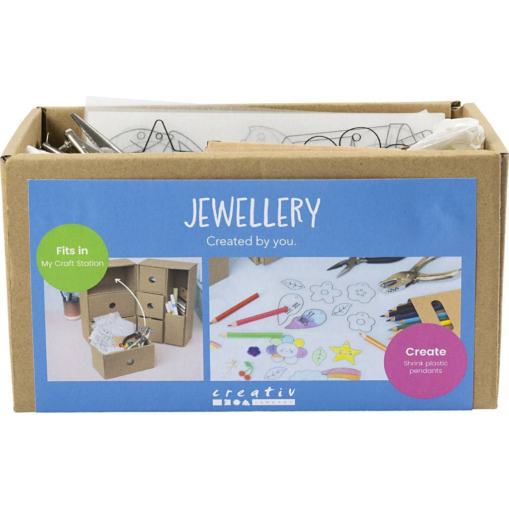 Creativ Company Bastel-Box Organizer – Bastelset – Mehrfarbig – ab 4 Jahren