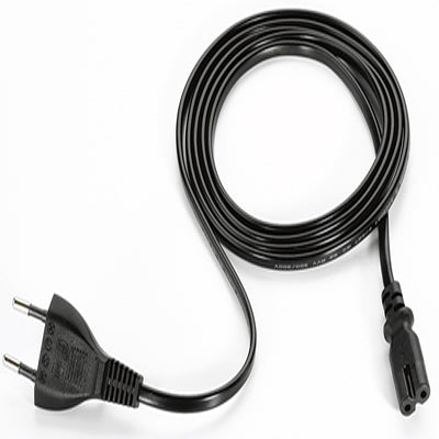 Zebra Netzkabel, Eurostecker (Typ C), ungeerdet, 1,8 m