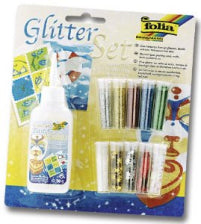 Folia Glitter- und Pailletten-Set – 11-teilig