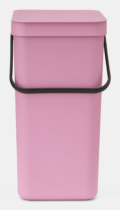 Brabantia Recyclingbox – 16 l – Kunststoff, rechteckig – Rosa