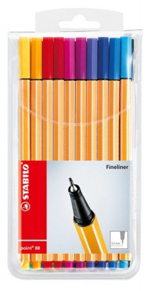 STABILO Point 88 Fineliner – 20er-Set 0,4 mm – sortiert