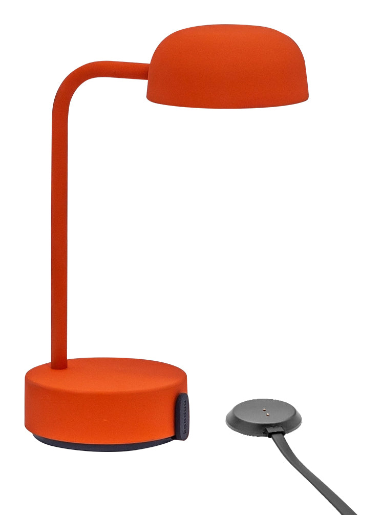 Kooduu Tischleuchte FOKUS – LED 1 W, 83 lm, 2700 K, dimmbar, Akkubetrieb, USB – Orange