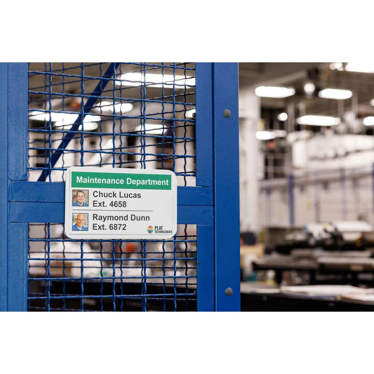 Brady Endlos-Etiketten 102 × 30,5 m – Vinyl, matt – permanent haftend – Inkjet – für BradyJet J4000/J5000