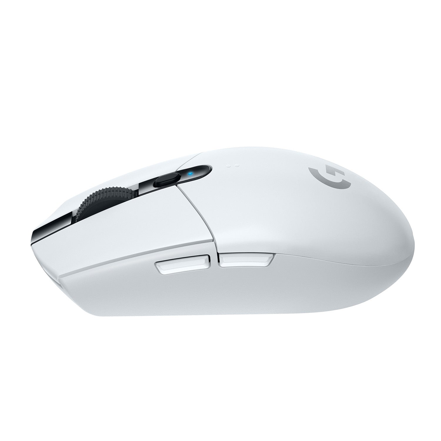 Logitech G G305 – Gaming-Maus – Kabellos (Bluetooth/2,4 GHz), 12000 DPI, RGB-Beleuchtung, rechts, Weiss