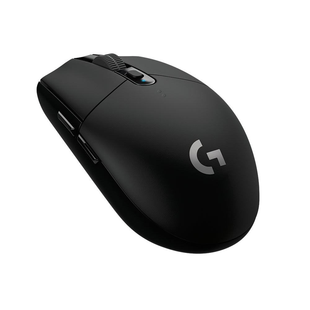 Logitech G G305 LIGHTSPEED – Gaming-Maus – Kabellos (2,4 GHz), 12000 DPI, RGB-Beleuchtung, rechts, Schwarz