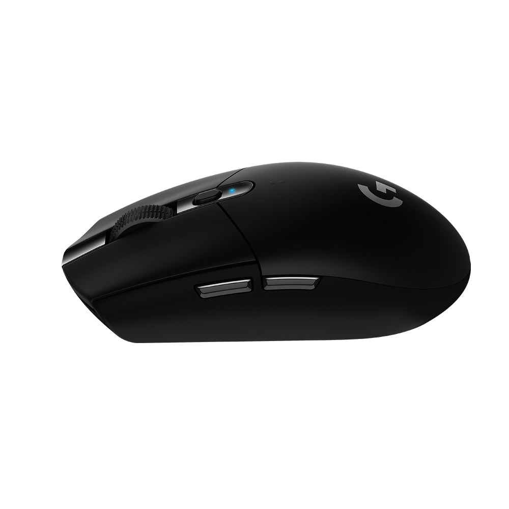 Logitech G G305 LIGHTSPEED – Gaming-Maus – Kabellos (2,4 GHz), 12000 DPI, RGB-Beleuchtung, rechts, Schwarz
