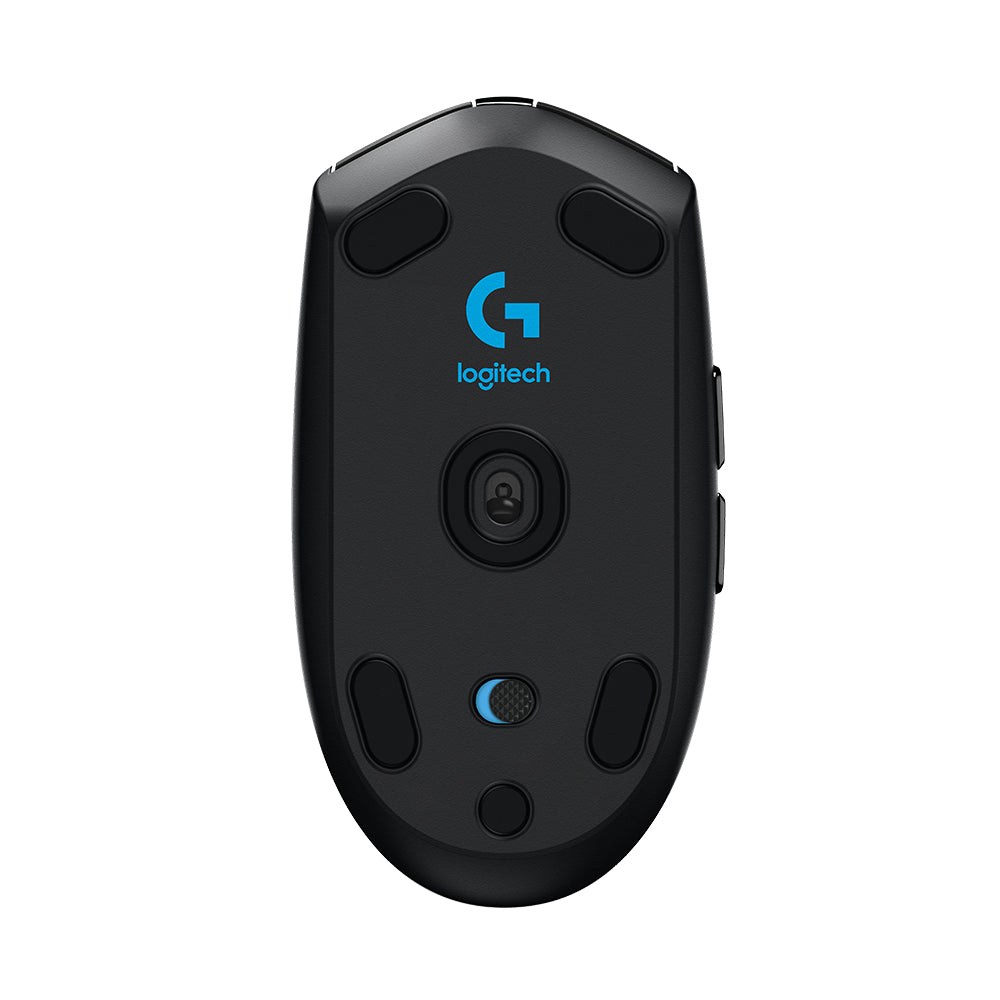 Logitech G G305 LIGHTSPEED – Gaming-Maus – Kabellos (2,4 GHz), 12000 DPI, RGB-Beleuchtung, rechts, Schwarz