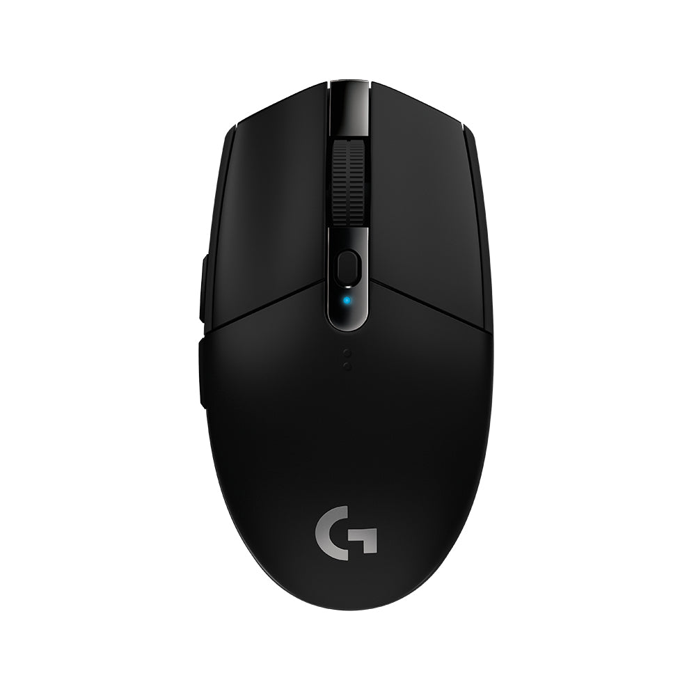 Logitech G G305 LIGHTSPEED – Gaming-Maus – Kabellos (2,4 GHz), 12000 DPI, RGB-Beleuchtung, rechts, Schwarz