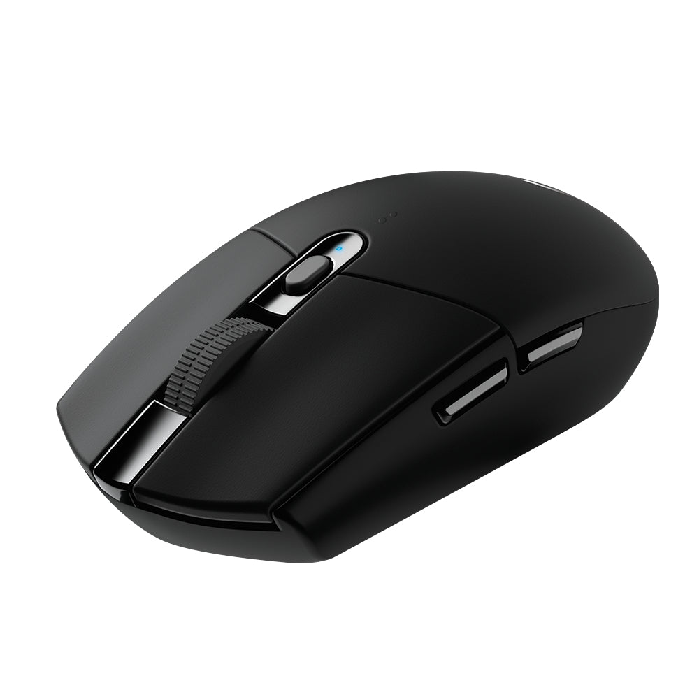 Logitech G G305 LIGHTSPEED – Gaming-Maus – Kabellos (2,4 GHz), 12000 DPI, RGB-Beleuchtung, rechts, Schwarz