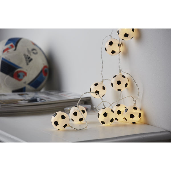 Star Trading Lichterkette – Starterset, 1,35 m, Warmweiss, Timer, Batteriebetrieb, Weiss