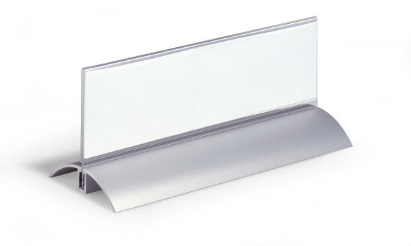 Durable Namensschild Deluxe – Acryl/Aluminium, 2 Stk.