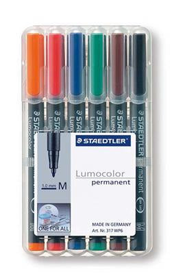 Staedtler Permanentmarker – sortiert, 6er Pack