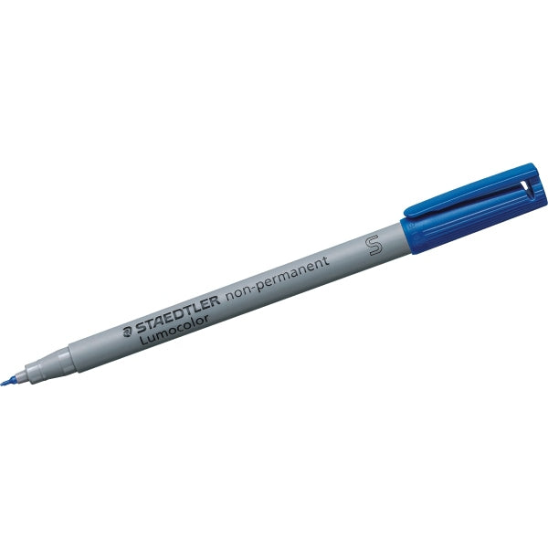 Staedtler Non-Permanent-Marker Lumocolor – superfein 0,4 mm – blau – nachfüllbar