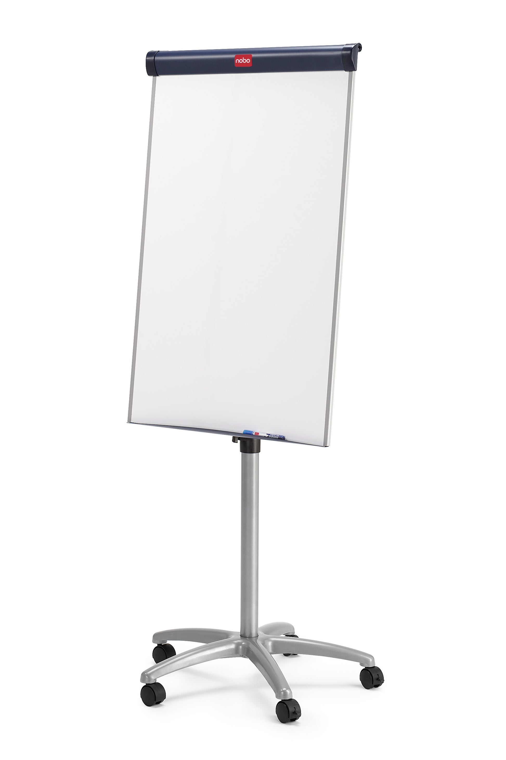 Nobo Flipchart Impression Pro Stahl mobil – 67 × 105 cm, weiss, Metall