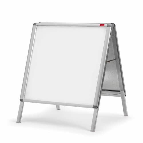 Nobo Plakatständer – Silber, Aluminium/Stahl, 700 × 75 × 1000 mm