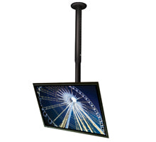 B-Tech Deckenhalterung – bis 65" – VESA 75×75–800×400 – bis 70 kg, Teleskopmast, Höhenverstellbar – BT8427