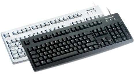 CHERRY G83-6105 – Tastatur, kabelgebunden (USB), ES-Layout (ES), schwarz – für Windows XP