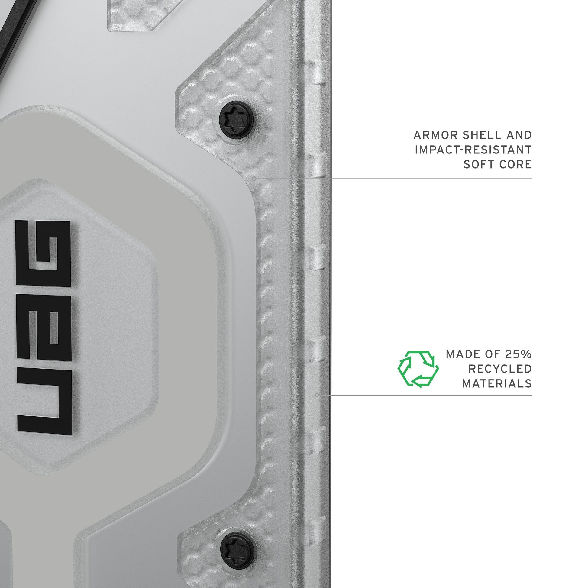 Urban Armor Gear UAG Pathfinder – Rückcover – für Samsung Galaxy Note 20 Ultra, MagSafe, PC, Silber