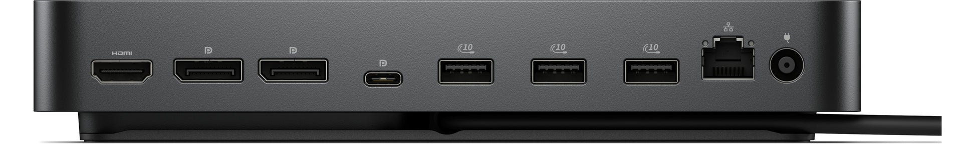DELL SD25 Dockingstation – USB-C, 2× DP, 1× HDMI, 4× USB-A, 2× USB-C, 130 W PD, 2,5GbE, für Windows/Mac/Linux