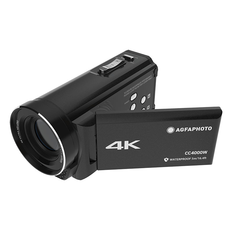AgfaPhoto CC4000W – Camcorder, 4K, schwarz