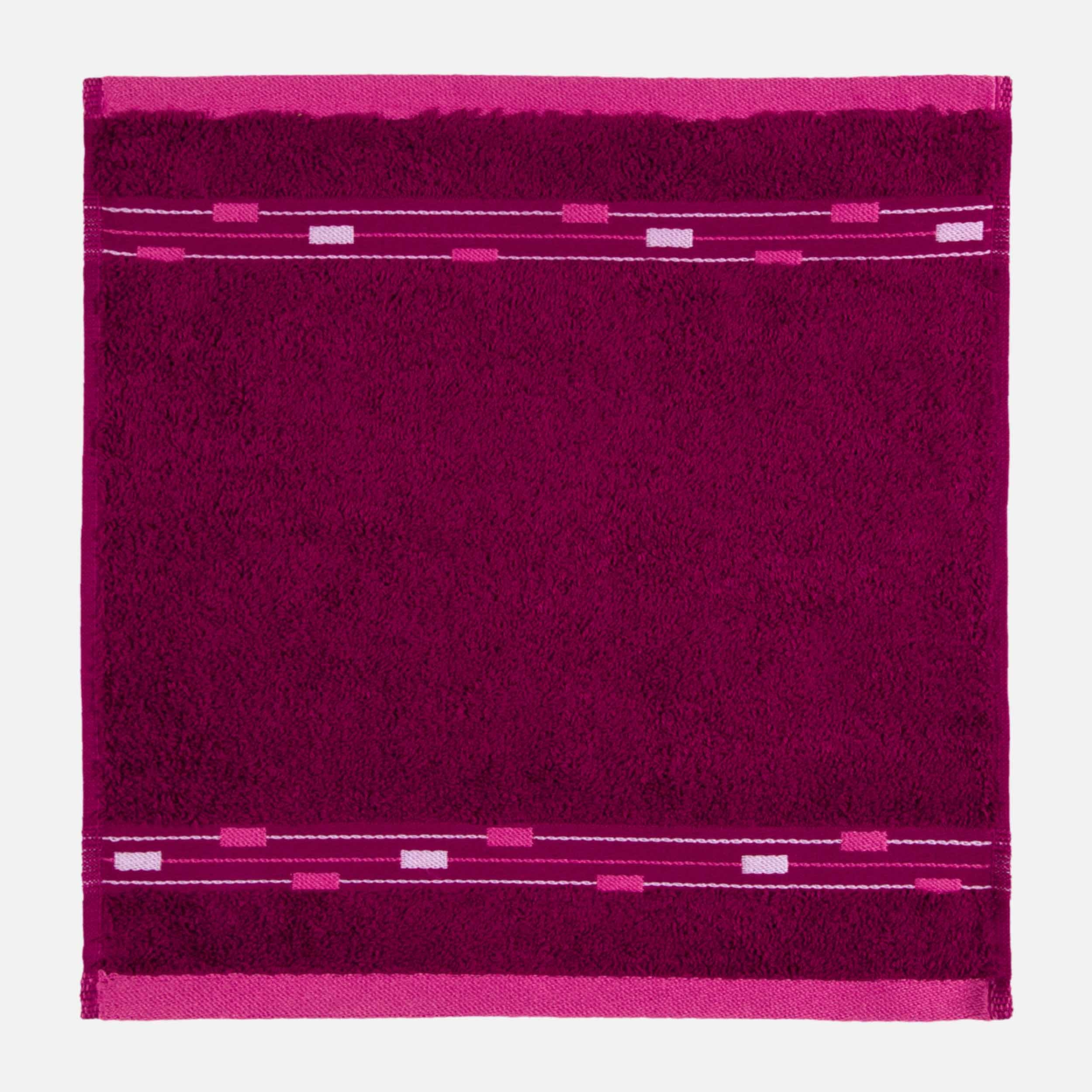 Frottana Waschlappen – 30 × 30 cm – Baumwolle – Beere