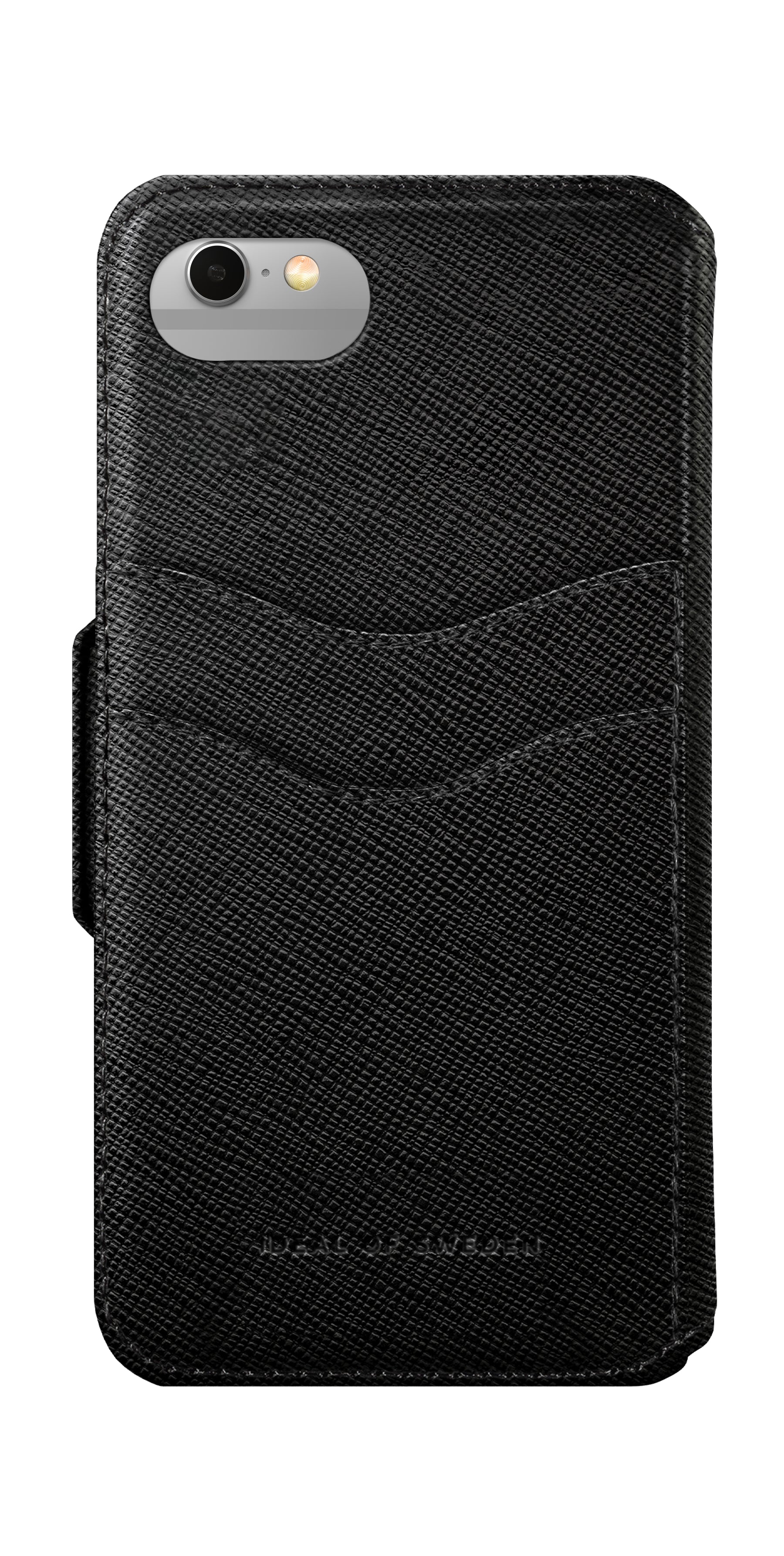 Ideal of Sweden – Booklet-Hülle – für Apple iPhone 6–8/SE (2020) – Saffiano Schwarz – mit Kartenfach