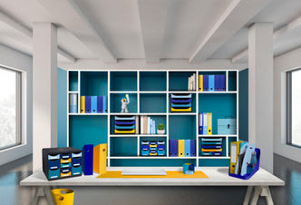 Exacompta Schubladenelement Big-Box Multi Bee Blue – 355 × 270 × 271 mm