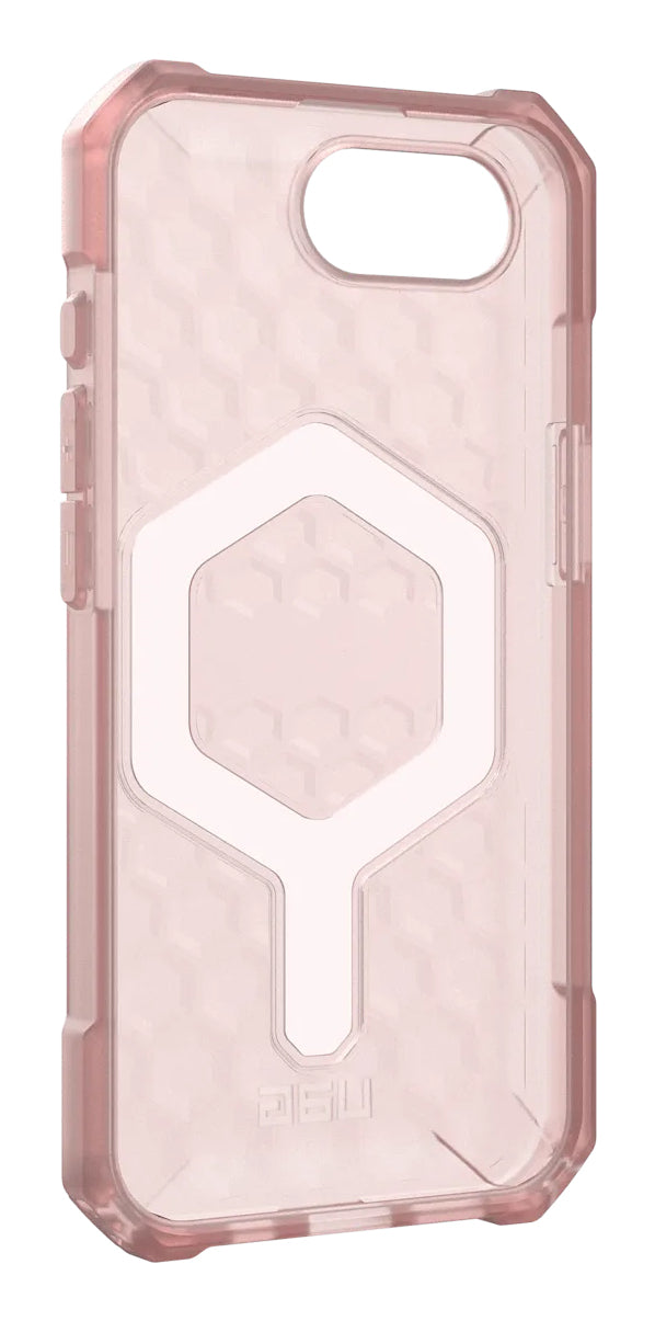 Urban Armor Gear UAG Essential Armor MS Rückcover – für Apple iPhone 16e, MagSafe, Kunststoff, Rosa, bis 5,4 m Sturzschutz