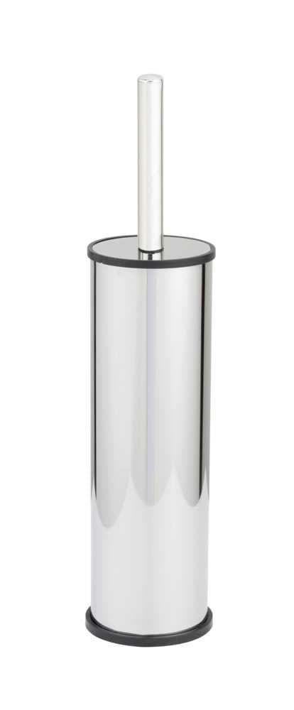 Wenko – WC-Bürstenset – Edelstahl glänzend, H 37 cm, Ø 8,5 cm